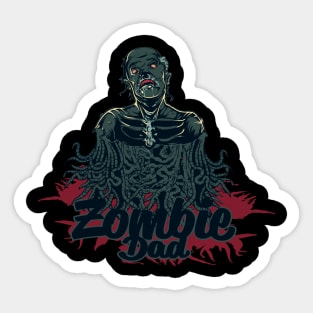 Zombie Dad Sticker